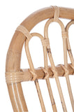 Jolipa Fauteuil à Bascule, Rotin, Naturel, 110x66x93 cm