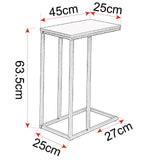 eSituro Table d'appoint Bout de Canapé, Table de Chevet,Petite Café Table,Table Basse SCD0015