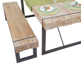 Mendler Banc Salle à Manger HWC-A15, Sapin Massif Rustique ~ 160cm