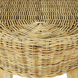 Festnight Banc de Jardin Banc d'entrée Meuble Décoration 160 x 35 x 45 cm en Rotin naturel