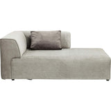 Kare Design Méridienne Droite d'angle canapé Infinity Gris