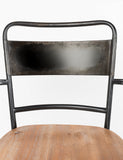 Felis Lifestyle 1200159 Lot de 2 Chaise Gene, Bois, Marron, 54,5 x 55 x 82 cm