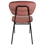 Nimara Lot de 2 Chaises de salle à manger en velours | Chaises de salle à manger et chaises de cuisine en tissu pour la table à manger