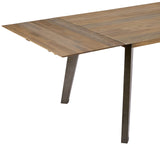 Furnhouse Malaga Acacia Plateau de Rangement en Bois Massif d'acacia Marron 50 x 100 x 8 cm