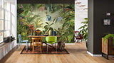 Komar xxl4-031 368 x 248 cm"Into the Wild Tropical Rain Forest Scenic" Papier peint - Vert (Lot de 4)