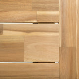 Beliani Table en Bois Pieds Blancs Scania