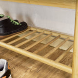 SoBuy FSR24-K-HG Banc Rembourré Design avec 1 Étage de Rangement, Meuble d'Entrée Banquette Confortable