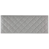 marcKonfort Tête de lit tapissée Venecia 160x60 cm en Couleur Gris, quaincaillerie Incluse.