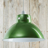 Luminaire Plafonnier en Métal de Style Rétro Moderne, Suspension Industrielle Vintage, Luminaire Industriel Parfait pour Café, Bistro, Restaurant 300mm Diamètre