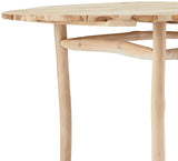 House Doctor Table de Salle à Manger Nature 130 x 130 cm
