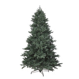 RS Trade 1418 PE Arbre de Noël Artificiel moulé Injection 150 cm (Ø env. 106 cm), env. 2375 Branches, Sapin presqu'ininflammable, système Pliable Montage Rapide, trépied Sapin de Noël métal Compris