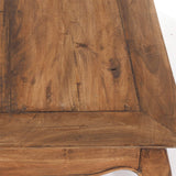 Design Delights Table opium East 80 - 80 x 80 x 35 cm (l x p x h) acajou massif - Table d'appoint en bois massif - Table basse - Couleur : 01 Vintage naturel
