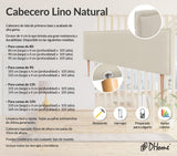 DHOME Tête de lit en Lin Naturel uni avec Bordures Tête de lit rembourrée Chambre à Coucher Moderne Top Trending (Beig, 160x105cm avec Pieds (Lits 150/160))