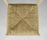 Tommychairs chaises de Design - Set de 2 chaises Pisa 38 pour la Cuisine, Bar et la Salle à Manger, avec Solide Structure en Bois de hêtre Poli, Non traité, 100% Naturel et Assise en Paille