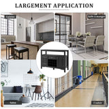 GOPLUS Buffet de Cuisine avec Porte-Bouteille Amovible pour 12 Bouteilles, Tiroir, 2 Placards, pour Cuisine et Salon, 116 x 40 x 82 CM, Noir