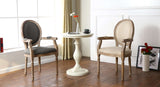 Lot de 2 chaises médaillon Louis XVI Cosy Tissu Beige