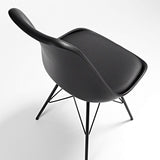 Kave Home - Chaise Ralf en polypropylène avec Pieds en Acier