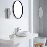 Eridanus, Vasque à Poser Ovale Lavabo Salle de Bain en Céramique Lave-Mains L60*L40*H15cm, Série MALIE-B