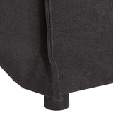 iDiffusion Canapé 3 Places avec accoudoirs Odilon - Tissu - Gris foncé