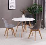 homemania Chaise Andromeda, Set de 2 chaises Noir en Bois et polyuréthane Meuble ameublement Design-per Maison, Bureau, Salon, Salle à Manger, cucina-tavolo, Hauteur Assise 47 cm