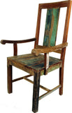 Guru-Shop Fauteuil de Bois Recyclage Vintgage Conception, Teck, 110x54x45 cm, Sièges
