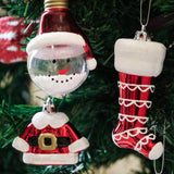Valery Madelyn 70pcs Boules de Noël Ornements 3-6cm, décoration de Boules de Noël incassables en Plastique Rouge et Blanc, pendentifs de Sapin de Noël Cadeaux (Traditionnels)