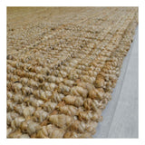 Decoweb Tapis Naturel Bohème 100% Jute - Naturel (120 x 170 cm)