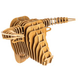 bambuswald Tête d'animal en Bois - Trophée/Décoration en Optique 3D - Taureau 48x36x30 pour Chambres d'enfants, Chambres d'enfants et Chambres de bébé | + Manuel Allemand