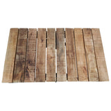 Indoortrend.com Table Basse en Bois de manguier Massif - Design Industriel Vintage