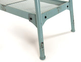 MACABANE HABY Table, Sapin, Bleu, 121X40X74,5