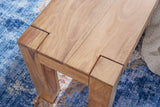 FineBuy Banc de Cuisine Bois Massif Acacia 140 x 45 x 35 cm Champêtre | Salle à Manger Banque - Capacité de Charge maximale: 150-200 kg - Banc pour Table de Cuisine | Banc Salle à Manger