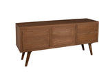 Macabane Buffet 2 Portes 2 tiroirs, Bois, Cannelle, 180 x 50 x 84 cm