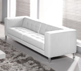 Relaxima Standing Canapé Fixe 3 Places Bois Blanc 201 x 89 x 71 cm