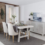 Milner Table Salle À Manger 175 - Bois - 175x95x78 cm - Couleur Blanc Wild