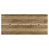 [en.CASA] Table à Manger Table de Salle à Manger Table de Cuisine Table de Bureau pour 6 Personnes Acier revêtu par Poudre MDF furniert 178cm x 78cm x 77cm Effet Bois