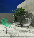 EUROSILLA Acapulco - Fauteuil de Conception pour Jardin, Vert, 70 x 83 x 88 cm