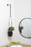 Umbra  BOLO PLANTER BLACK, CERAMIQUE DE GRÈS, noir, 109.2 x 17.78 x 15.8 cm