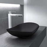 Lavabo vasque à poser noir 63cm lave main Sogood Bruxelles858B 63x36,5x14cm