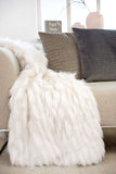 Nielsen Home Edit Couverture en Fausse Fourrure Blanc 150 x 200 cm