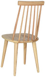 Safavieh Cabrera Lot de 2 Chaises, Bois, Naturel, 49 x 52 x 91,44 cm