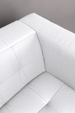 Relaxima Standing Canapé Fixe 3 Places Bois Blanc 201 x 89 x 71 cm