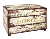 Haku Möbel Travel Coffre de Rangement, Cuir, Multicolore, 65 X 40