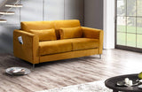 Bestmobilier - Owen - Canapé 3 Places Convertible - Ouverture Express - Couchage Quotidien - Velours