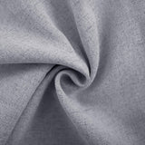 Deconovo Lot 4 Housse de Coussin Canapé Decoration Maison Doux Effet Lin Gris 45x45cm