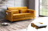 Bestmobilier - Owen - Canapé 3 Places Convertible - Ouverture Express - Couchage Quotidien - Velours