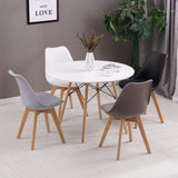 homemania Chaise Andromeda, Set de 2 chaises Noir en Bois et polyuréthane Meuble ameublement Design-per Maison, Bureau, Salon, Salle à Manger, cucina-tavolo, Hauteur Assise 47 cm