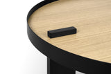 Delamaison Shibuya Table, Chêne, Multicolore, 80 x 80 x 42 cm
