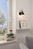 Eglo IAP1292714 Applique Murale, Acier, E27, Noir