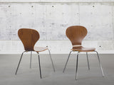 Beliani Chaise de Salle à Manger - siège Design Couleur Bois - Queens