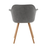 Delamaison Signature Côme Chaise, Gris Clair